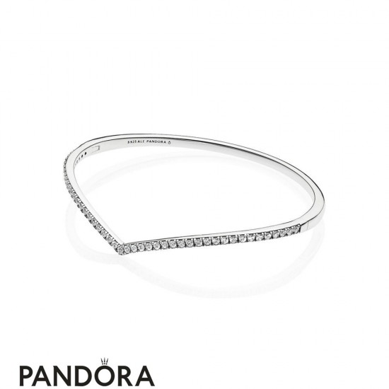 Women's Pandora Shimmering Wish Bangle Jewelry