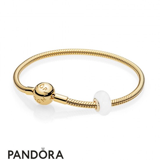 Pandora Shine Jewelry White Waves Bracelet Set Jewelry