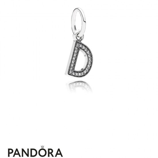 Pandora Alphabet Symbols Charms Letter D Pendant Charm Clear Cz Jewelry