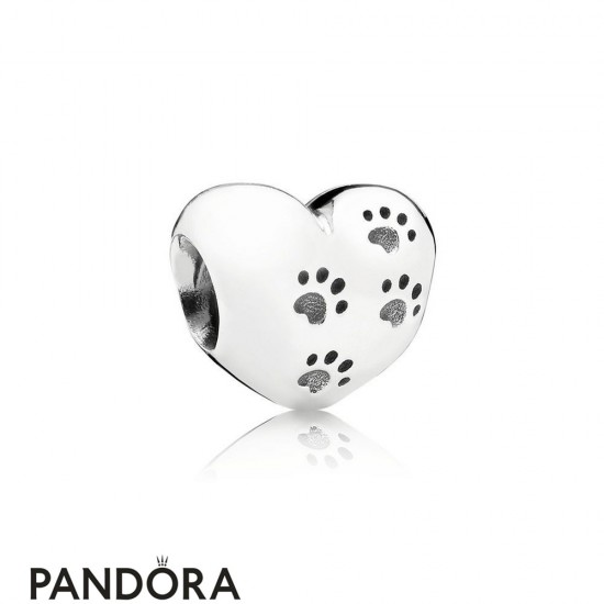 Pandora Animals Pets Charms My Sweet Pet Paw Print Charm Jewelry
