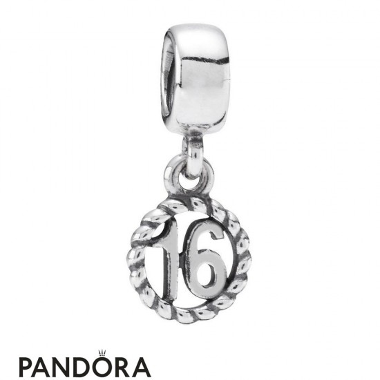 Pandora Birthday Charms Sweet 16 Pendant Charm Jewelry