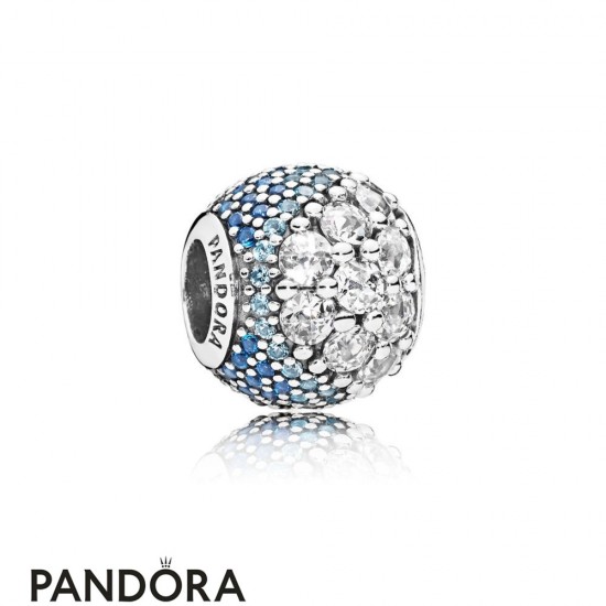 Women's Pandora Blue Enchanted Pave Charm Jewelry Jewelry