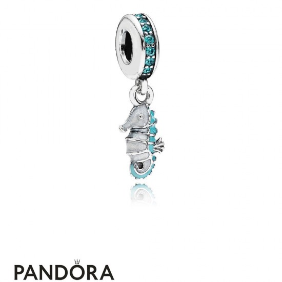 Women's Pandora Charm Pendentif Hippocampe Tropical Jewelry