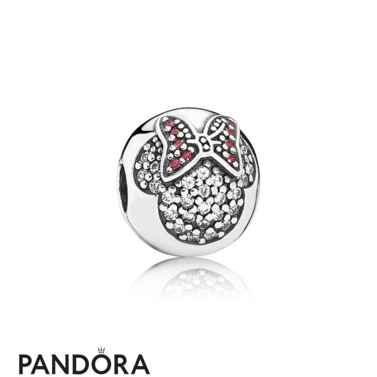 Pandora Clips Charms Disney Minnie Pave Clip Jewelry