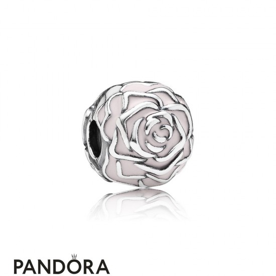 Pandora Clips Charms Rose Garden Clip Pink Enamel Jewelry