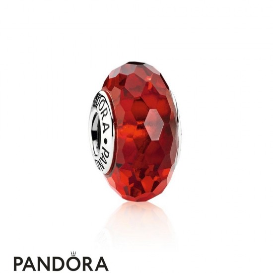 Pandora Holidays Charms Christmas Fascinating Red Charm Murano Glass Jewelry