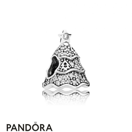 Pandora Holidays Charms Christmas Twinkling Christmas Tree Charm Clear Cz Jewelry