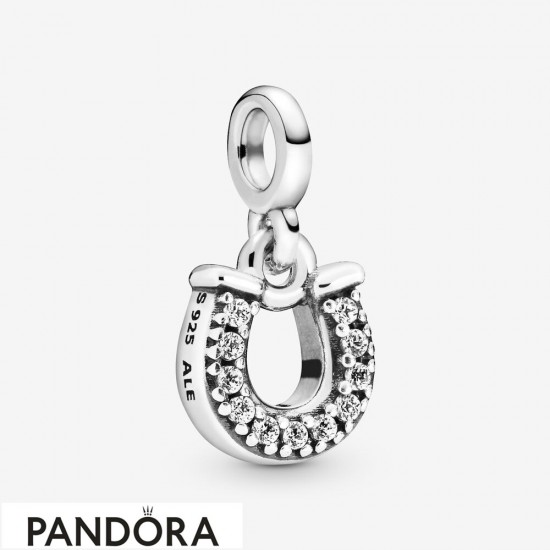 Women's Pandora My Lucky Horseshoe Dangle Charm Jewelry