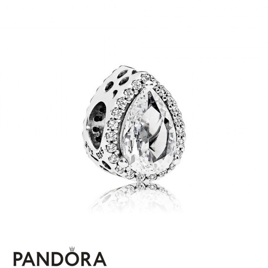 Pandora Passions Charms Chic Glamour Radiant Teardrop Charm Clear Cz Jewelry