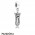 Pandora Passions Charms Music Arts Ballet Slipper Pendant Charm Clear Cz Jewelry