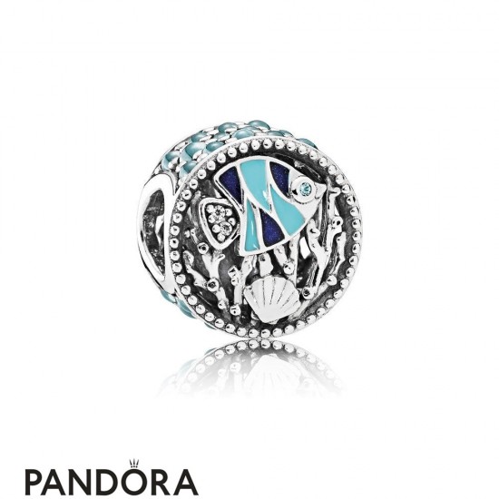 Pandora Passions Charms Nautical Ocean Life Charm Mixed Enamel Multi Colored Cz Jewelry