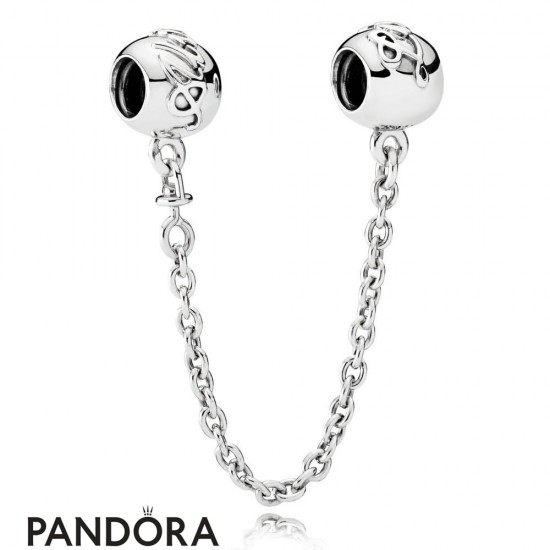 Pandora Safety Chains Pandora 925 Silver Love Forever Safety Chain Jewelry