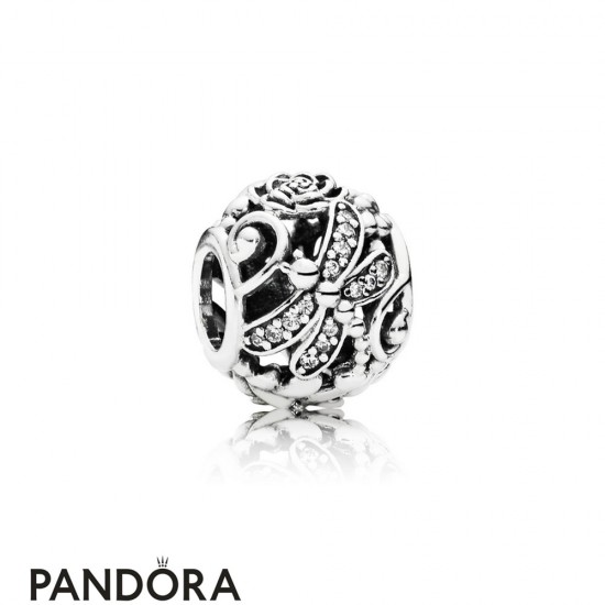 Pandora Sparkling Paves Charms Dragonfly Meadow Charm Clear Cz Jewelry