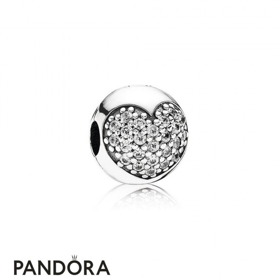 Pandora Sparkling Paves Charms Love Of My Life Clip Clear Cz Jewelry