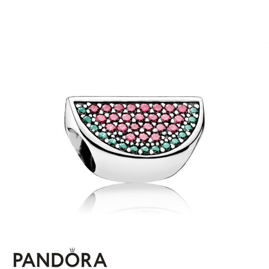 Pandora Sparkling Paves Charms Pave Watermelon Charm Red Green Cz Jewelry