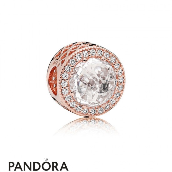 Pandora Sparkling Paves Charms Radiant Hearts Charm Pandora Rose Clear Cz Jewelry