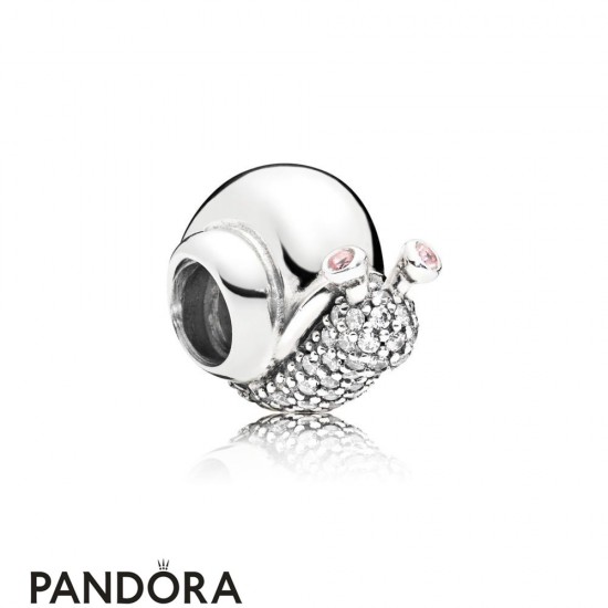 Women's Pandora Jewelry Sparkling Snail Charm Jewelry