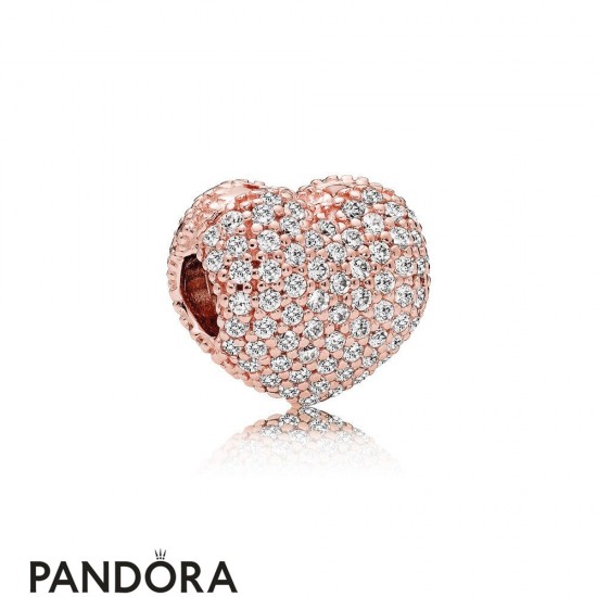 Pandora Symbols Of Love Charms Pave Open My Heart Clip Pandora Rose Clear Cz Jewelry