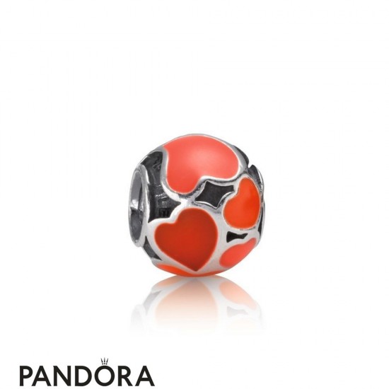 Pandora Symbols Of Love Charms Red Hot Love Charm Red Enamel Jewelry