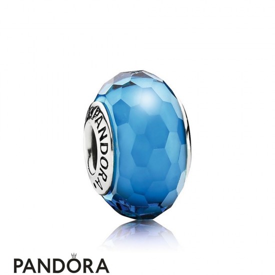 Pandora Touch Of Color Charms Fascinating Aqua Charm Murano Glass Jewelry