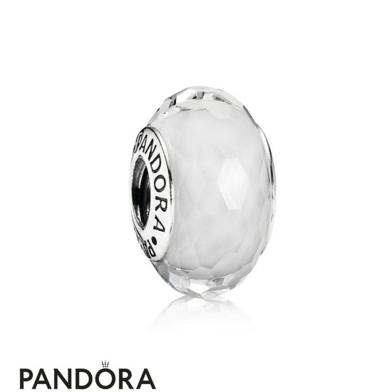 Pandora Touch Of Color Charms Fascinating White Charm Murano Glass Jewelry