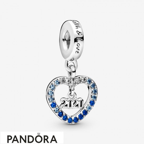 Women's Pandora 2020 New Year Dangle Charm Jewelry