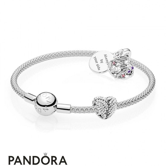 Women's Pandora Always By Your Side Bracelet Set Jewelry