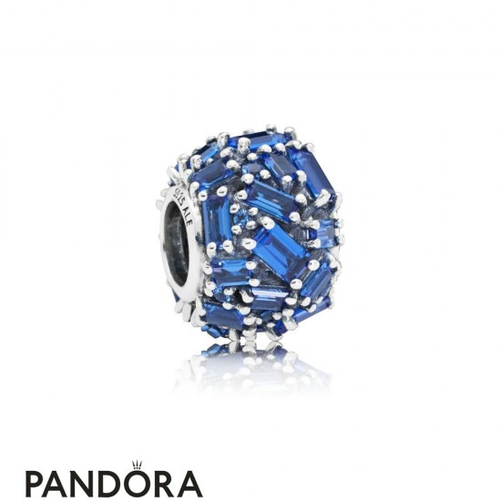 Women's Pandora Blue Chiselled Elegance Charm Jewelry