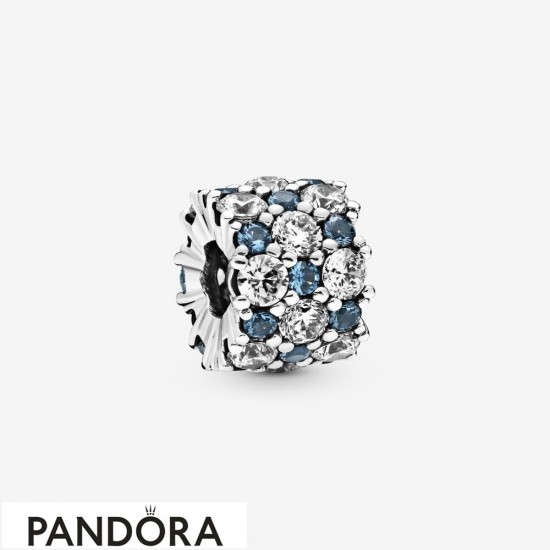 Women's Pandora Blue & Clear Sparkle Charm Jewelry