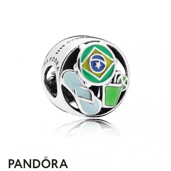 Women's Pandora Charm Um Pouquinho De Brasil Jewelry