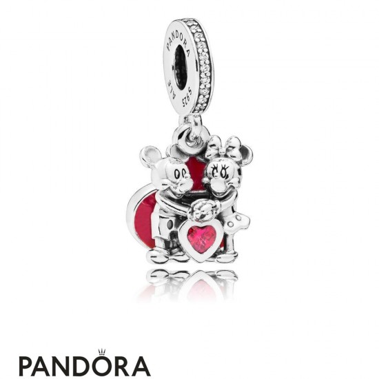 Women's Pandora Disney Mickey And Minnie With Love Hanging Charm Jewelry