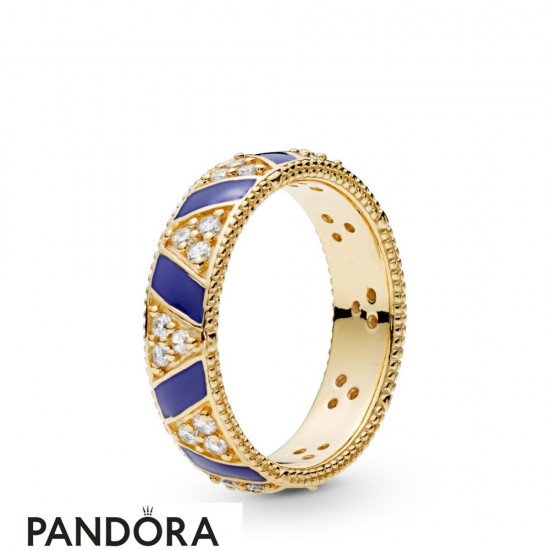 Women's Pandora Exotic Stones & Stripes Ring Pandora Shine Cz Jewelry