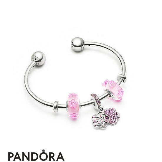 Women's Pandora Flowering Sometimes Bracelet Jewelry