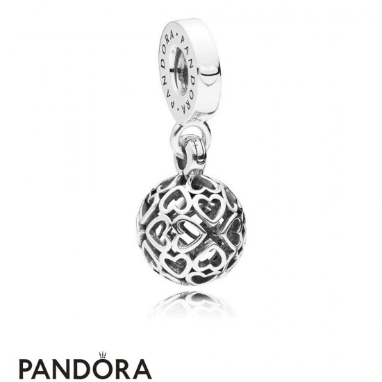 Women's Pandora Harmonious Hearts Hanging Charm Jewelry