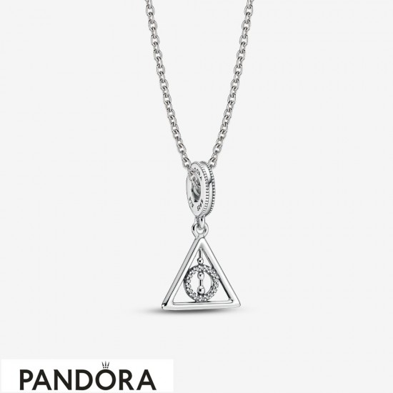 Women's Pandora Harry Potter Deathly Hallows Necklace Set Jewelry