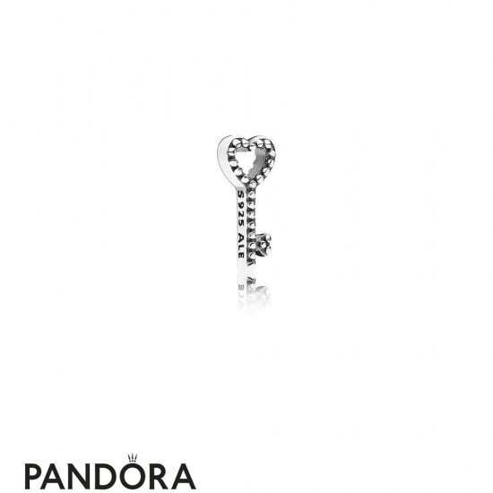 Women's Pandora Heart Key Petite Charm Jewelry