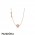 Women's Pandora Jewelry Hollowing Silver River Necklace Jewelry