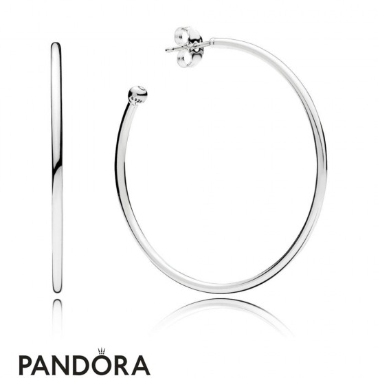 Women's Pandora Large Hoop Earrings Jewelry