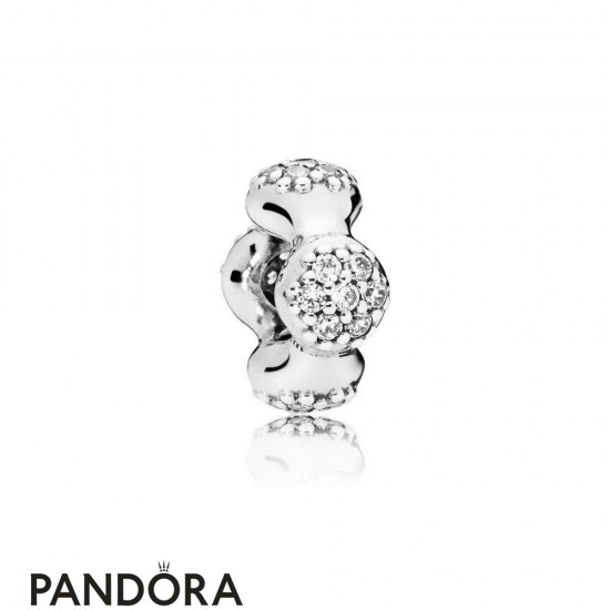 Women's Pandora Modern Lovepods Charm Clear Jewelry