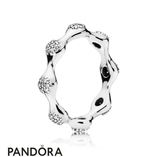 Women's Pandora Modern Lovepods Ring Cz Jewelry