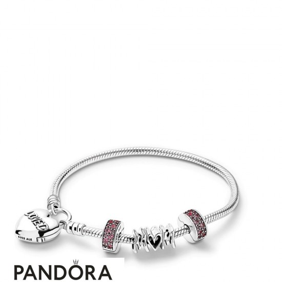 Women's Pandora Mom Bracelet Gift Set Jewelry