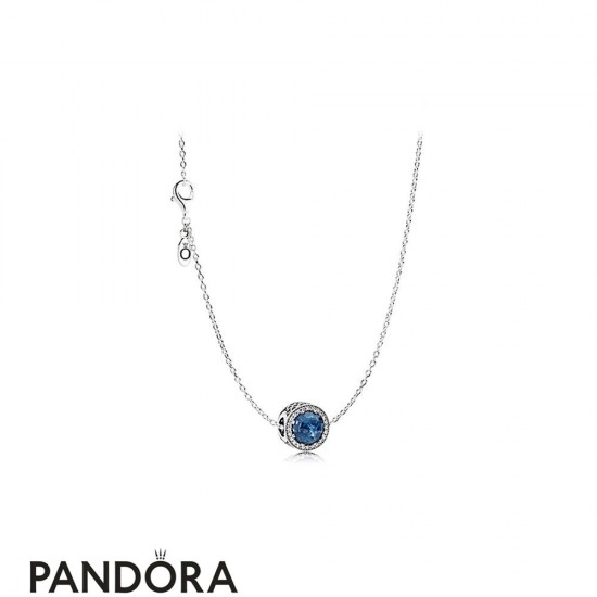 Women's Pandora Ocean Heart Necklace Jewelry