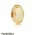 Pandora Shine Golden Faceted Murano Glass Charm Jewelry