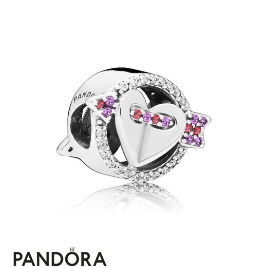 Women's Pandora Sparkling Arrow And Heart Charm Jewelry