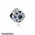 Pandora Winter Collection Glacial Beauty Charm Swiss Blue Crystals Jewelry
