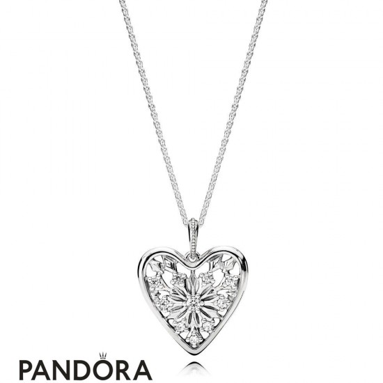 Pandora Winter Collection Heart Of Winter Necklace Jewelry Jewelry