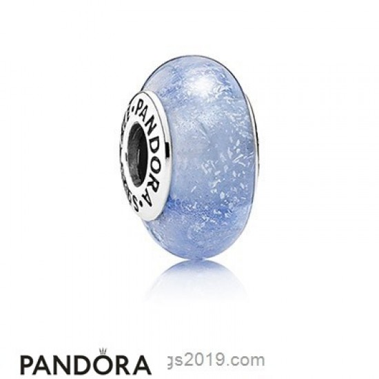 Pandora Disney Charms Sney Cinderella's Signature Color Charm Murano Glass Jewelry