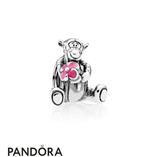 Pandora Disney Charms Tigger Charm Pink Enamel Jewelry
