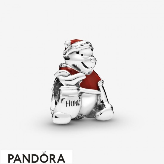 Women's Pandora Disney Winnie The Pooh Hunny Pot Christmas Charm Jewelry