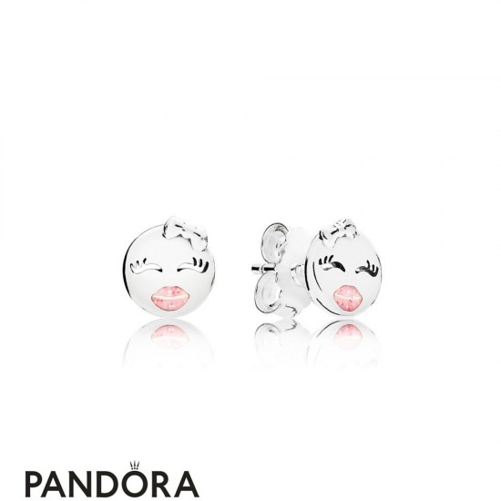 Women's Pandora Playful Wink Earring Studs Jewelry